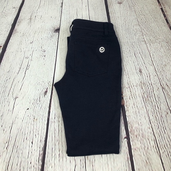 MICHAEL Michael Kors Stretchy Ponte Pants Navy - Picture 5 of 11